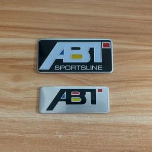 자동차 스타일링 S6 VW 알루미늄 ABT MK6 A6 S8 S3 A4 골프 로고 A8 MK7 액세서리 OPEL 스티커 3D
