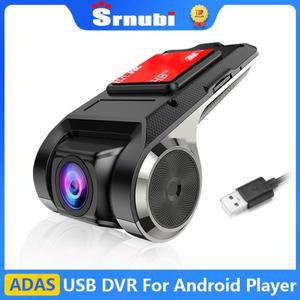 Srnubi 자동차 DVD 안드로이드 플레이어 네비게이션 풀 HD USB ADAS 대시 캠 헤드 유닛 오디오 음성 경보 G