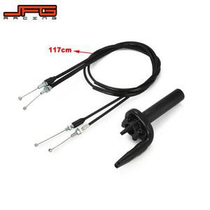 오토바이 핸들 바 튜브 FCR 풀 RMZ250 푸시 케이블 CRF450X CRF250X 스로틀 CRF450R KX250F RMZ450 트위스터 CRF250R