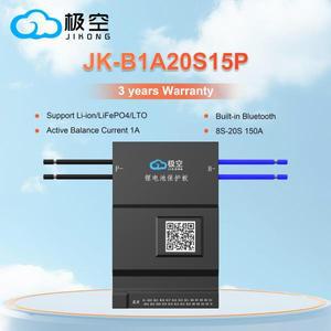 JIKONG Jk Bms 활성 밸런스 Bms B1A20S15P 8S 12S 13S 14S 16S 17S 20S 24S 스마트 Bms 150A Lifepo4 리튬