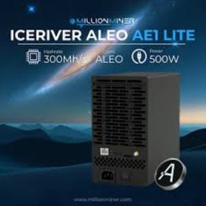 새제품 IceRiver Aleo AE1 Lite 300MH/S 500W Asic 광산(PSU 배송 포함)