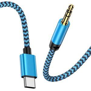 삼성 갤럭시 A16 A36 Z 폴드7 플립7 FE A56 A26 S25 엣지 울트라 S24 A35용 삼성 USB C to 3.5mm 오디오 어댑터 보조 코드 3FT, 타입 C to 3.5mm 보조 오디오 케이블