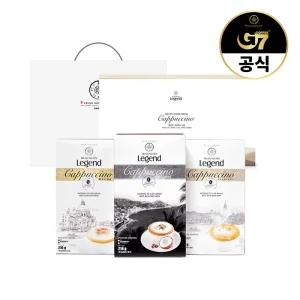 G7 레전드 카푸치노 커피 3종 선물세트 36입 (모카 / 헤이즐넛 / 코코넛 / 쇼핑백)