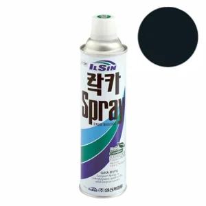 일신 락카 스프레이 흑색 420ml/페인트/차량용/금색/은색/자동차/무광/프라이머/주황색/흰색/락카건/수성