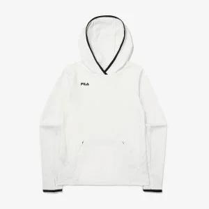 [휠라](광주신세계)[FILA] 러닝 반집업 후드 티셔츠 (FS2RLE3252F_OWH)