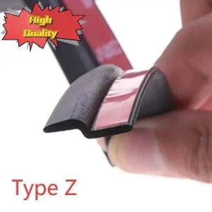 풍절음 고무몰딩 2M TypeZ 차량용 도어 씰 소음 절연 Weatherstrip 씰링 고무 스트립 트림 Z 자형 앞유리