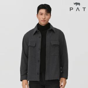 [PAT 남성] 울 블렌드 아우터형 셔츠_QI71501