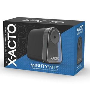 X-ACTO 연필깎이, 마이티 진드기 전기 펜슬 세이버 , 세이프스타트 모터, 블랙, 1 카운트 - 가정, 사무실, 학교, 교사 용품