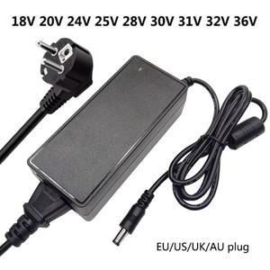 범용 24V 30V 32V 36V 4A 5A 18 볼트 28V 전원 공급 장치 어댑터 V DC 20V 25V 31V ACDC