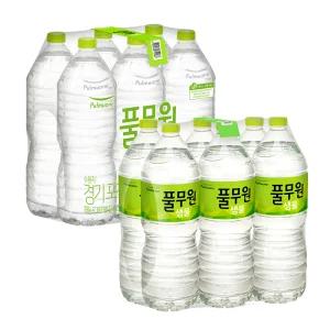 풀무원샘물 2L X 12병(무라벨/유라벨 혼용)