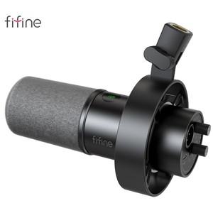 게인 노브/터치 음소거/헤드폰 잭 FIFINE 다이나믹 USB/XLR 마이크 PC 사운드 카드 스트리밍용 녹음 마이크