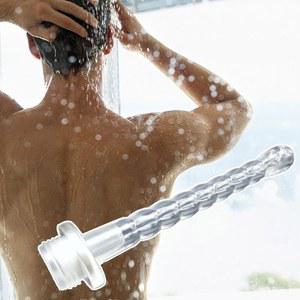 항문 청소 장치 샤워 어댑터 질 항문 플러시 액세서리 관장기 부인과 질환 제거제 부드러운 PVC 플러시 클리너