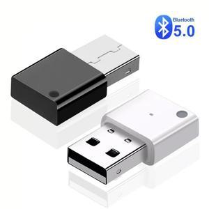 차량용 블루투스 5.0 오디오 리시버  미니 소형 USB 동글 어댑터  무선 휴대용 스피커  음악 수신기  자동