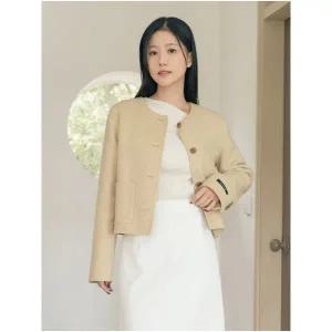 [SOUP]라운드 네크라인 핸드메이드 재킷 SBAJKF1 _P405976020