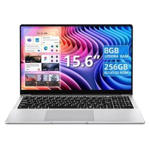 DUNHOO 15.6인치 노트북 12gb RAM 게이밍 노트북 256GB SSD 기존 노트북 N4000 넷북 컴퓨터 풀 HD 1920X108