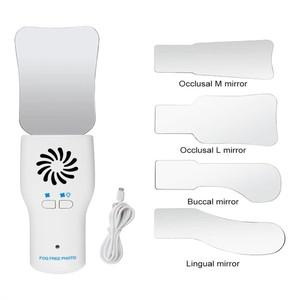 ABBR 치과 안개 방지 거울 세트  구강  LED 조명 치열 교정 반사판 스테인레스 스틸