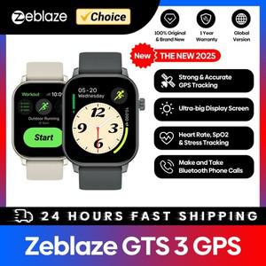 2025 Zeblaze GTS 3 GPS 2.01 화면 스포츠 Smartwatch 전화 걸기/수신 심박수 SpO2 스트레스 추적 스마트