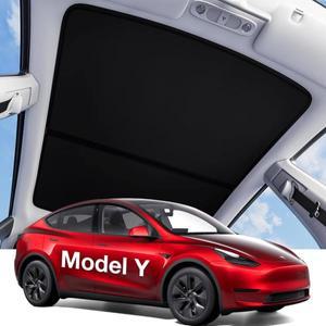 Tesla Model Y ~2025 차양 지붕은 결코 처지지 않습니다. 나노 얼음 결정 코팅 3세대 단열 유리 블랙