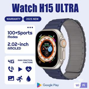 미래형 2025 HK10  3 MAX 스마트워치: AI 로봇 5G 공유 4GB 램 AMOLED NFC GPS iOS 안드로이드