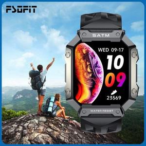 2025  야외 스마트 시계 방수 혈압 산소 심박수 건강 피트니스 모니터 남성 여성 스포츠 Smartwatch