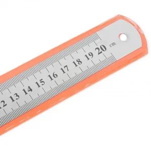 측정 제도자 눈금자 제도용 스테인레스 제작 20cm (46cMq)