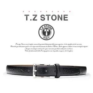 티지스톤-TZ1D102BK클래식 타조패턴블랙벨트 남성벨트 패션벨트