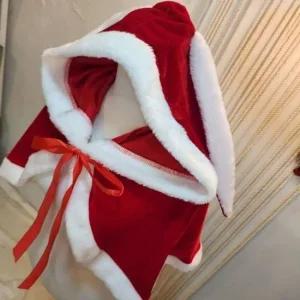 크리스마스 망토 성탄절벨벳 큰 산타 귀달이 걸 싼타 파티