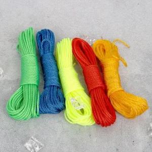9m 3mm 빨랫줄 빨래건조줄 캠핑용노끈 노끈 랜덤발 빨래건조줄 캠핑용노끈 노끈 랜덤발송노끈