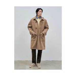 BEANPOLE MEN 더플 코트 - 브라운 (BC4X30E01D) BC4X30E01D
