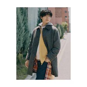 BEANPOLE MEN 프리미엄 숏 발마칸 코트 브라운 (BC4X30C22D) BC4X30C22D