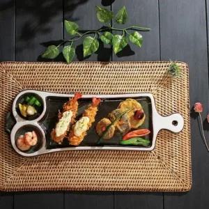 소야 천유 부엉이 접시 대) 도자기그릇 여주도자기 그릇세트 도자기식기 식기세트 홈세트