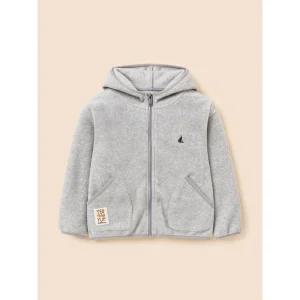 [BEANPOLE KIDS] 플리스 후드 집업  그레이 (BI5941U063)