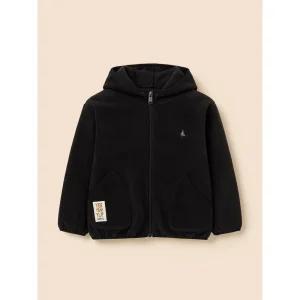 [BEANPOLE KIDS] 플리스 후드 집업  블랙 (BI5941U065)