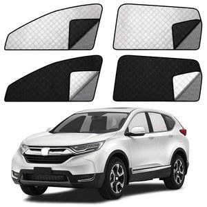혼다 CR-V 2017-2022용 자투토 카 사이드 윈도우 선쉐이드, 통기성 메시 스크린과 리버서블 블랙아웃 쉐이드 디자인 프라이버시 커튼 및 자외선 차단 기능