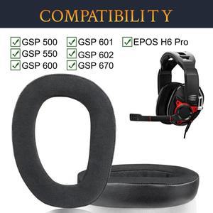 교체용 쿨링 젤 이어패드 젠하이저 호환호환 GSP500 GSP 670 헤드셋 EPOS H6 Pro 헤드폰용