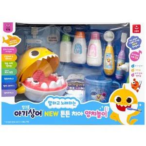 [오로라월드]-말하고 노래하는 핑크퐁 아기상어 NEW 튼튼치아 양치놀이