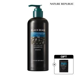 [네이처리퍼블릭/탈모개선] 블랙빈 탈모증상 개선 샴푸 520ml+10ml 증정
