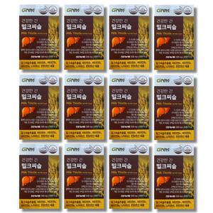 gnm자연의품격 건강한 간 밀크씨슬 500mg 30정 12박스