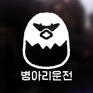 재미있는 초보운전 자동차스티커 병아리운전/차량/디자인/안내/알림/표시/승용차/창문/스티카