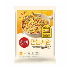 [장보기]CJ 햇반 쿡반만능계란볶음밥 400g, 1개