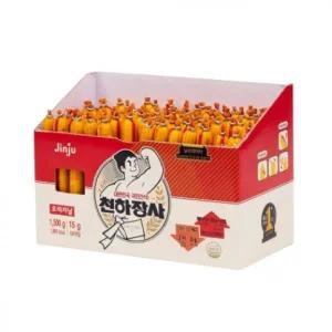 천하장사 오리지날 Original 1500g (15gX100개입) X 2개, 캠핑간식 도시락반찬 소세지대용량