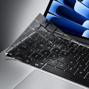 MacBook 2025- Pro 14 16 M4 M3 M2 M1 Max 칩 Air 15 칩용 탄소 섬유 TPU 키보드 커버
