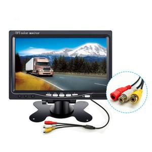 자동차 모니터 백미러 헤드레스트 디스플레이  DVD VCD 반전 카메라  2 채널 비디오 입력  7인치  TFT LCD