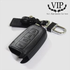 VIP 천연가죽 스마트 키케이스 현대 기아 4버튼자동차키커버 스마트키커버