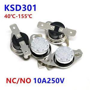 바이메탈 온도 조절기 KSD301 0C~350C 스위치 열 제어 85C 95C 105C 300C 학위