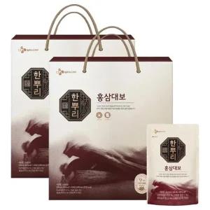 CJ 한뿌리 홍삼대보 24입 펼침X2개/명절선물세트/추석선물