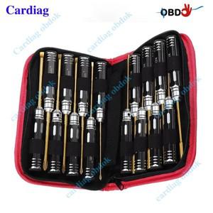 16Pcs RC 차량 선박 항공기 모델 도구 키트 세트 볼트 드라이버 슬롯 형 크로스 육각형 소켓 알루미늄 합금