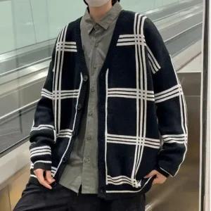 니트가디건 봄코디 가디건 스웨터가디건 편한룩 봄점퍼 오버핏 남자 가을 봄 겉옷 오