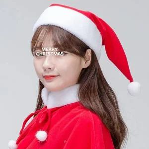 크리스마스 고급형 국산 산타모자중 소품 코스튬