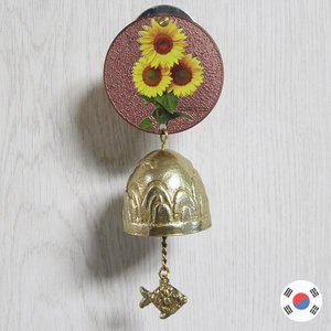 [하이아트]해바라기 황동주물 금강산종 현관문종/풍경종/도어벨 HDB-1210